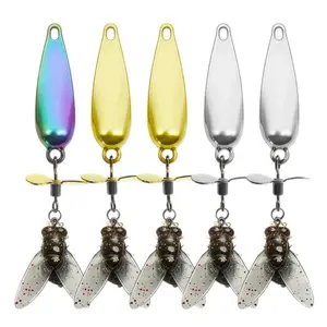 Fly Fishing Lures Kit, Fly Fishing Lures Set (5pcs/Multiple Colors) - Designed specifically for fishing, the rotating propeller creates vortex waves and flashes to mimic the movement of real prey, making it an ideal gift for fishing enthusiasts.