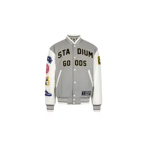 Grey Varsity Jacket "Champions League" SGS0531 Grey Varsity Jacket "Champions League" SGS0531