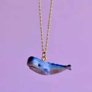 Blue Sperm Whale Necklace
