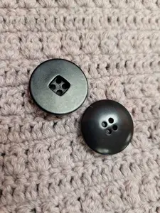 Round Corozo Window Pane Buttons by Skacel