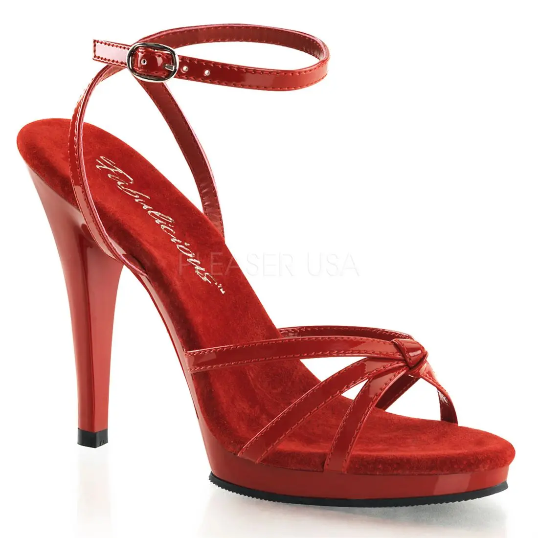 Sandals for Women, Formal 4.5 Inch High Heel with Ankle Wrap, Statement Shoes for Special Occasions - Flair-436