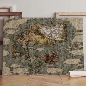 Elden Ring Map Poster | The Lands Between Wall Art