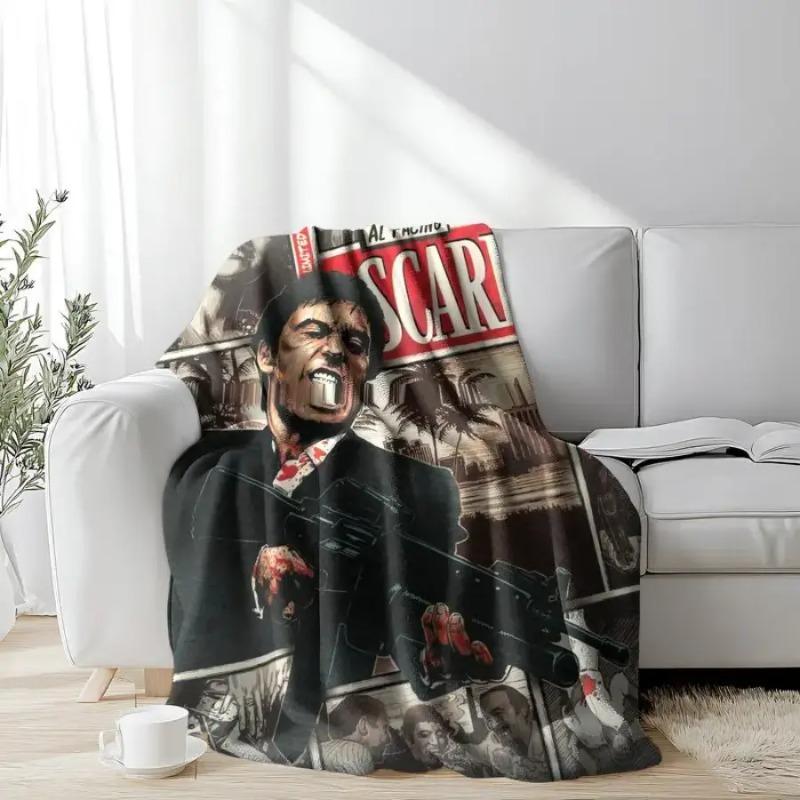 Tony Montana Action Scene Flannel Blanket Aesthetic Room Decor Soft Cozy Movie Theme Throw Blanket for Bedroom Sofa Couch Dorm Men Fans Birthday Christmas Holiday Gift Tony Montana Action Scene Flannel Blanket Aesthetic Room Decor Soft Cozy Movie Theme Throw Blanket for Bedroom Sofa Couch Dorm Men Fans Birthday Christmas Holiday Gift