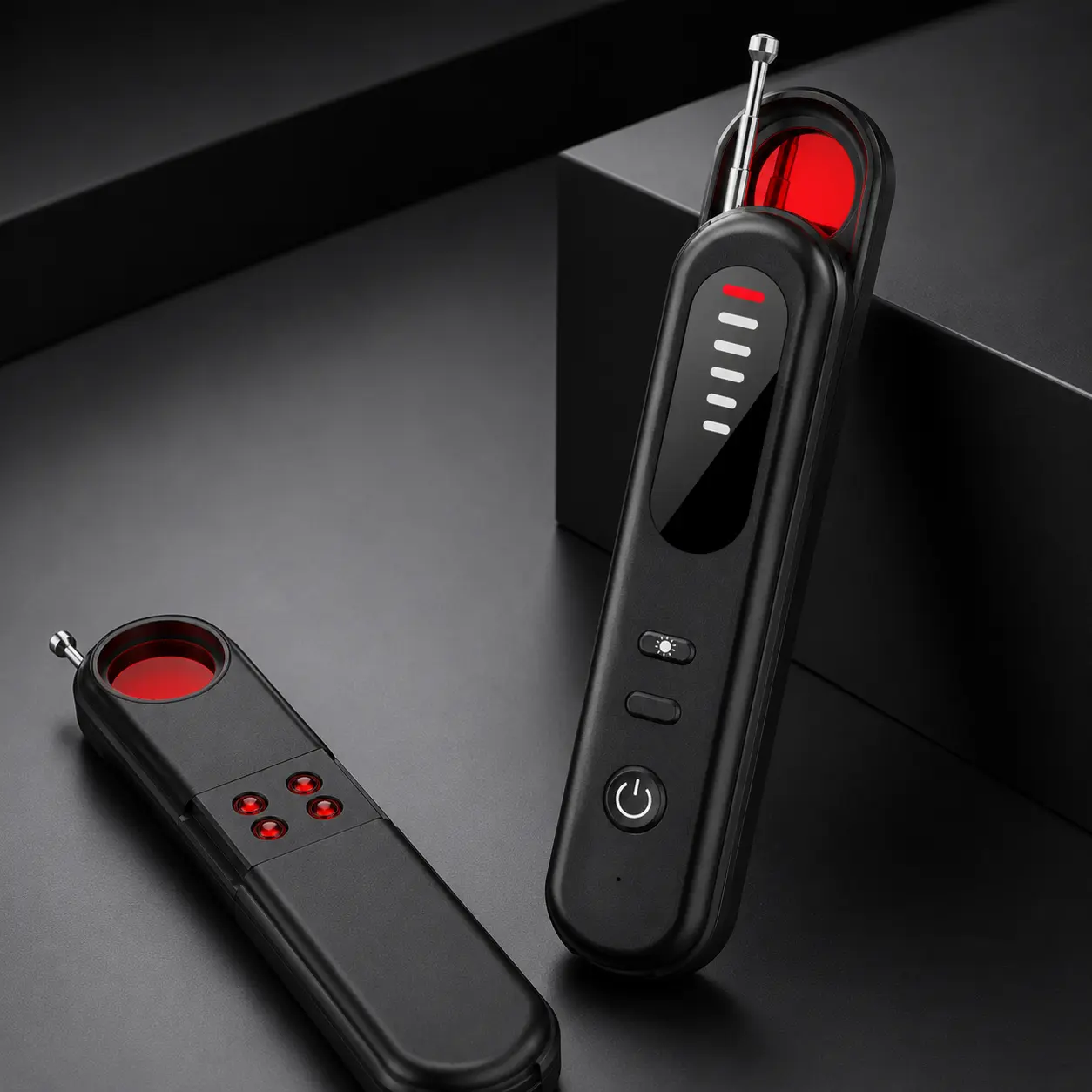Multi-Purpose Anti-Spy Detector - Hidden Camera Finder, GPS Tracking Detector, Hidden GPS Trackers, Wide-Range Retractable, Infrared Scanning, Magnetic Field Detection for Hotel Room, Rental Car Use (Batteries Included, SummerWins DealsForYouDays), Protec
