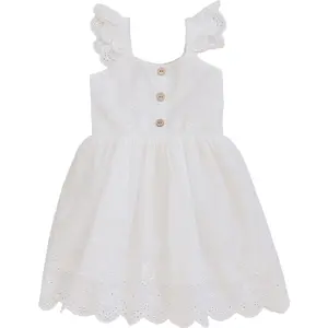 White Eyelet Dress