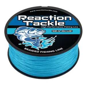 Reaction Tackle Braided Fishing Line - Sea Blue