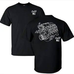LS Engines Graphic T-Shirt/Hoodie Chevy Racing Shirt Menswear Top Made In USA / Casual Regular Fit