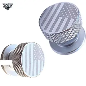 1Pair Silver Aluminum Welding Hood Pipeliner Helmet Fasteners, Anti-Rust Durable Flip Hood Headgear Replacement Screws, Welding Helmet Accessory Parts (Silver-gh)