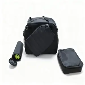 NEW 3-in-1 Pickleball Bag Large Capacity Outdoor Sport Tenis Paddle Racquet Bag Waterproof With Ball Bag/Ice Bag Hand-Held Detachable Strap Crossbody gym