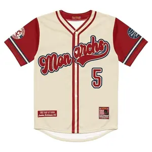 Jackie Robinson Recycled Baseball Jersey – Vintage Kansas City Monarchs Throwback Shirt for Negro Leagues Fans Baseball Jersey Streetwear
