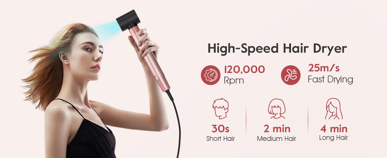 Brightup 5 in 1 Air Styler Automatic Hair Curling Iron with Detachable Brush Head, Blow-Dry,Straightening Wrap Negative Ions Ergonomic Rose Gold(Advanced Custom) Holiday Gift MothersDayGift tiktokshopspringglowup Brightup 5 in 1 Air Styler Automatic Hair Curling Iron with Detachable Brush Head, Blow-Dry,Straightening Wrap Negative Ions Ergonomic Rose Gold(Advanced Custom) Holiday Gift MothersDayGift tiktokshopspringglowup