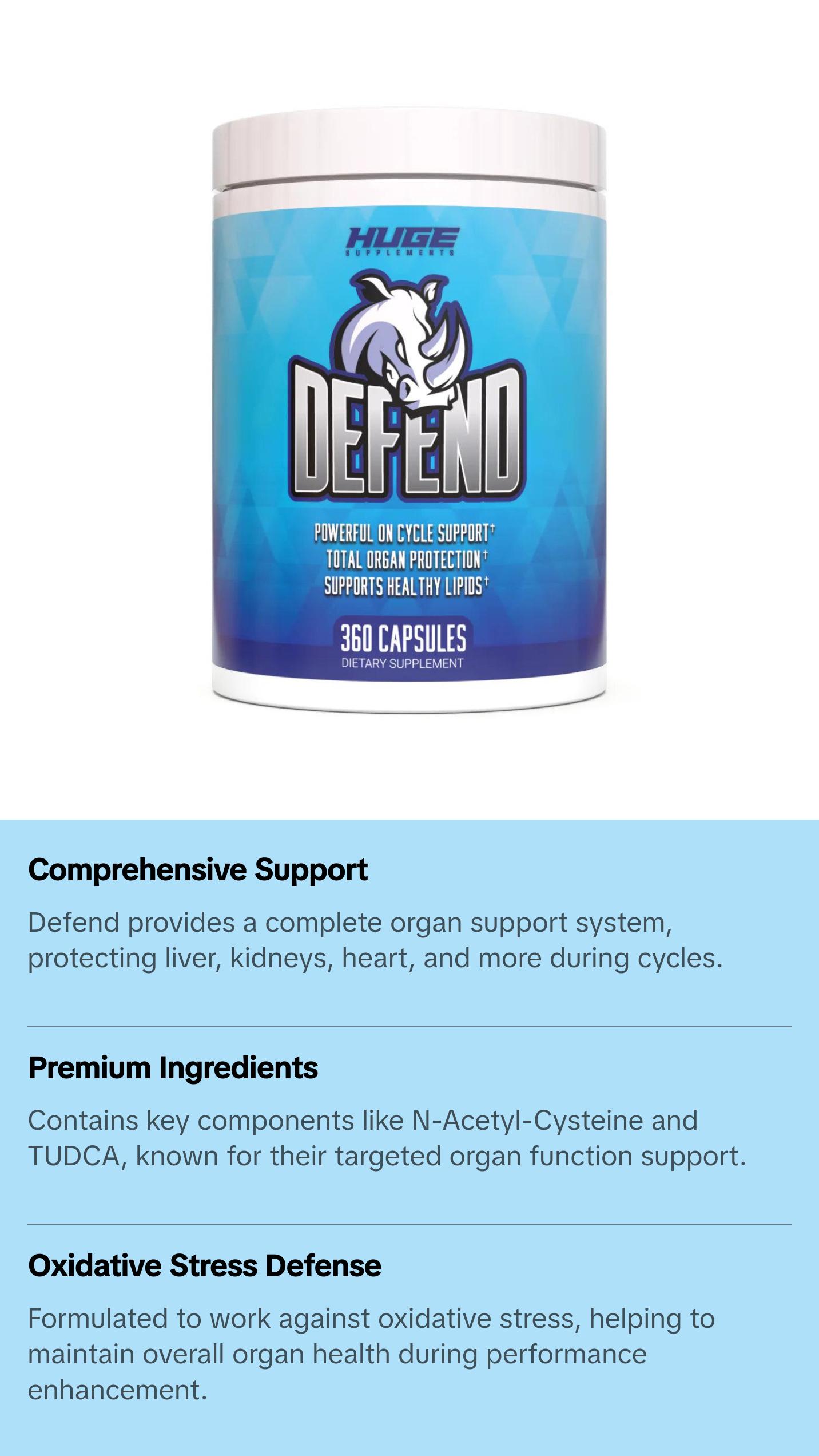 HUGE DEFEND ORGAN SUPPORT