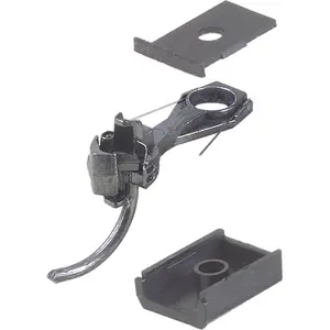 Kadee #119 HO Scale SE Shelf Whisker Metal Couplers with Gearboxes - Medium (9/32") Centerset Shank