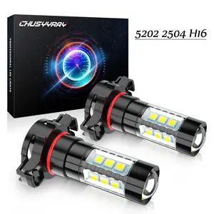2Pcs 5202 H16 LED Bulbs Kit 6000K White Daytime Lamps DRL For Nissan Altima 2010 2011 2012 2013 2014 2015 2016 2017 2018