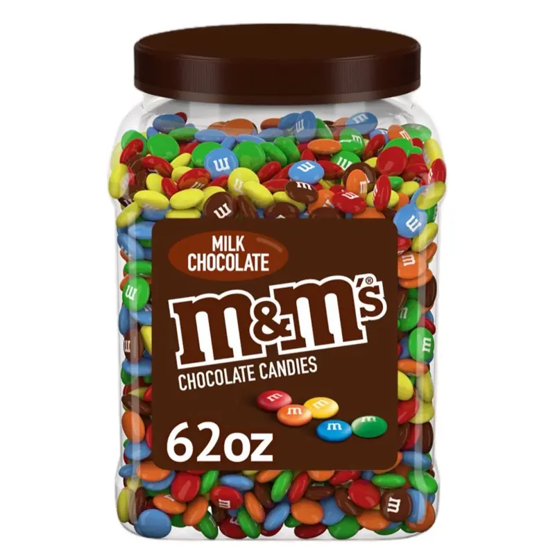M&M’S Milk Chocolate Candy, 62 oz. Creamy Flavor