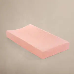 Rosette Pink - Premium Muslin Convertible Bassinet Sheet & Changing Pad Cover