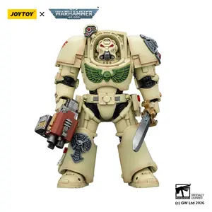JOYTOY  Warhammer  40k  1/18  Action Figure Dark Angels Deathwing Terminator 1 with Power Sword and Storm Bolter JT03127