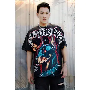 Delusion Tee Rhinestone Black