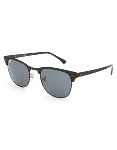 RAY-BAN  Womens Clubmaster Metal Black & Black Gradient Sunglasses, ONESZ