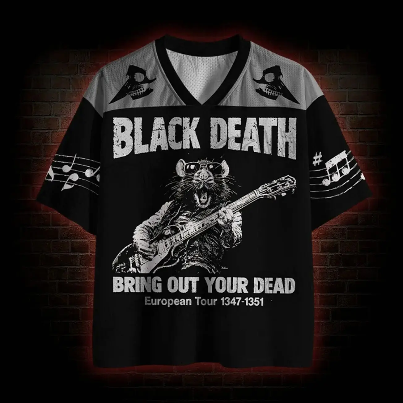 Black Death Bring Out Your Dead Mesh Jersey DMG
