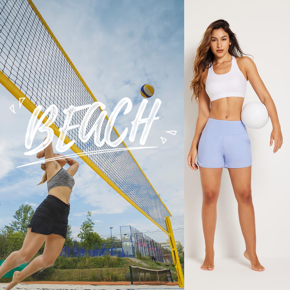 baleaf Women's 3''/5"/7''/9'' High Waisted Lightweight Board Shorts Swim/Running/Workout Quick Dry with Pockets Tankini Bottoms Bathing Suits Plus Size Bermuda Shorts