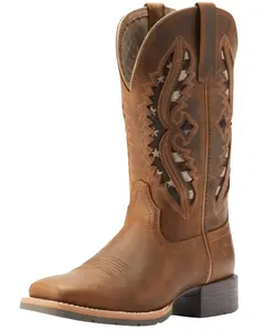 Ariat Women's Hybrid Rancher Venttek Distressed Western Performance Boot Broad - 10044473