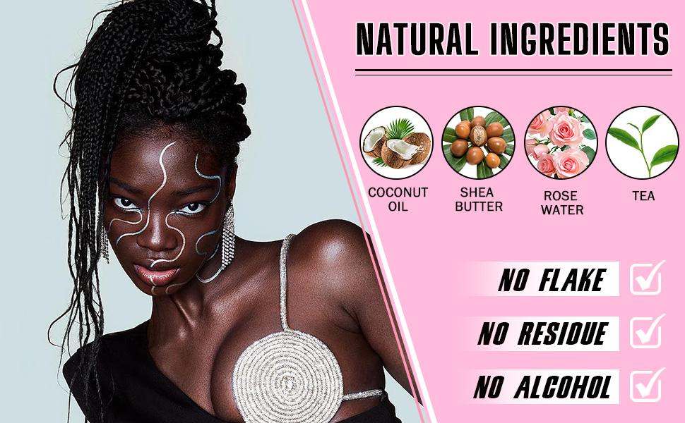 Locking Gel and Loc Brush for Styling and Securing Locs with Rose Water Moisturizer Lightweight Restorative Strong Hold