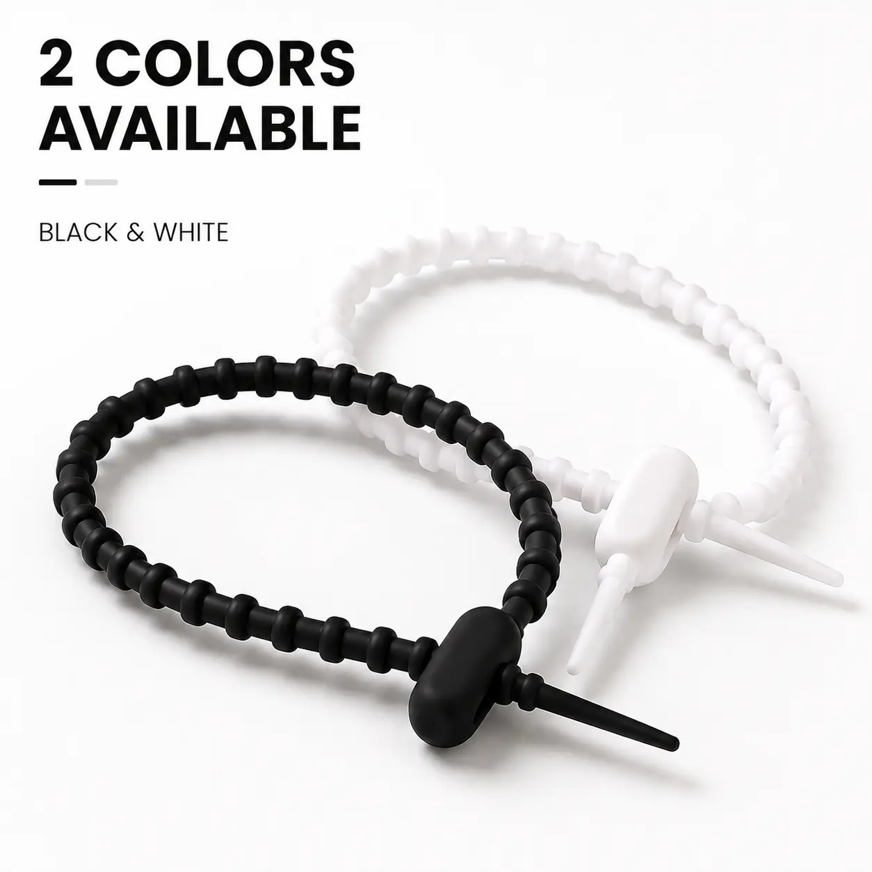 10PCS Reusable Silicone Cable Ties, Adjustable Cable Straps for Cable Management, Flexible Wire Organizer for USB Cables, Charging Cables, Power Cords, Earphone Cables, Computer Wires, Desk Cord Organizer, Home Office Cable Organizer, Reusable Cable Wrap