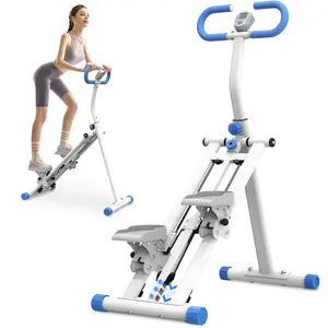 [Fahuac] 350LBS Stair Stepper for Home, Vertical Climber Stair Stepper Machine for Full-Body Workout, Compact Folding Exercise Climber, With Adjustable Handlebar & Pedals