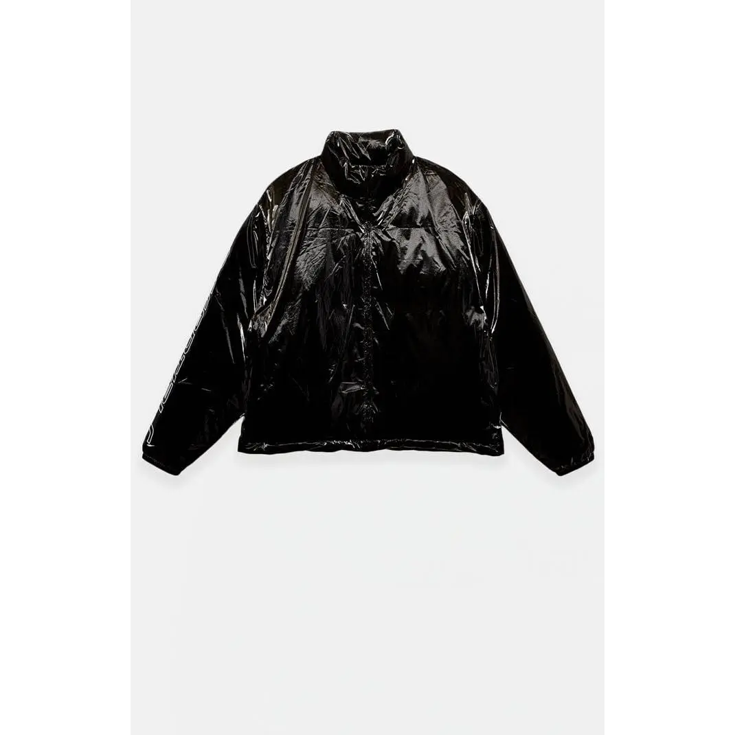 Fear of God ESSENTIALS Men's Metallic Black Puffer Jacket
