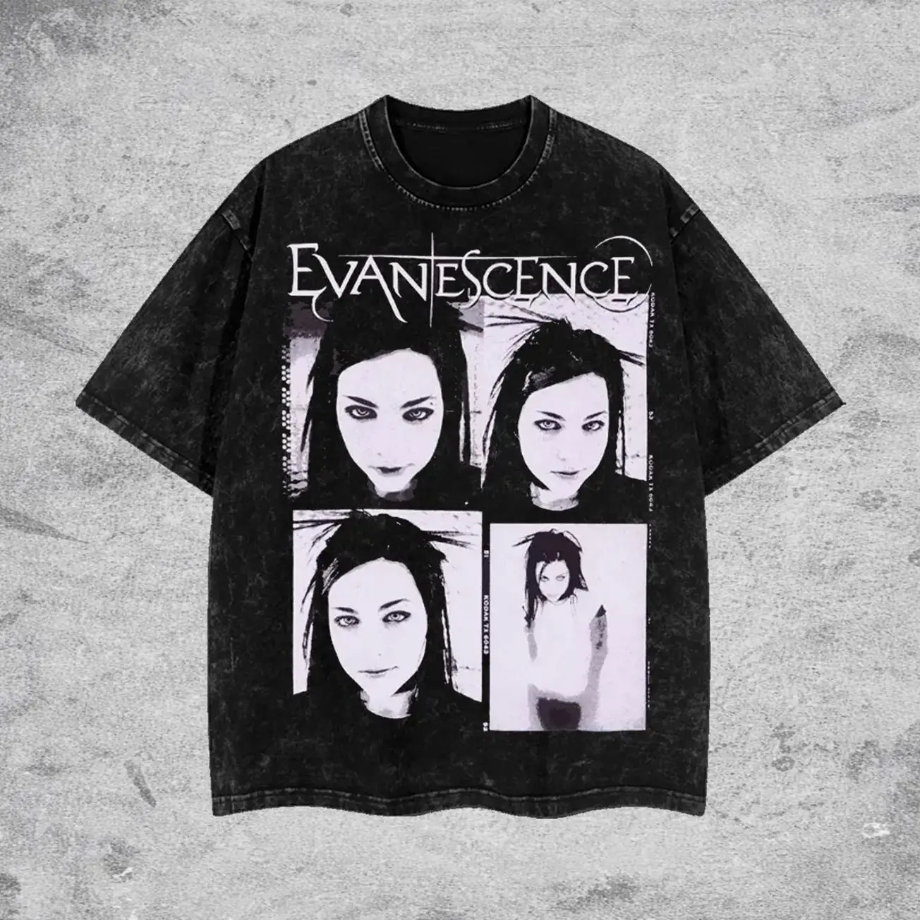 [$$$MANLIFE] Evanescence Amy Lee  Retro Unisex Washed T-Shirt – Evanescence Sanctuary World Tour 2026 100% Heavyweight Cotton, Classic Gothic Rock Cotton Tee, Nu Metal Rock Band Shirt, Gift for Rock Fans 7K6