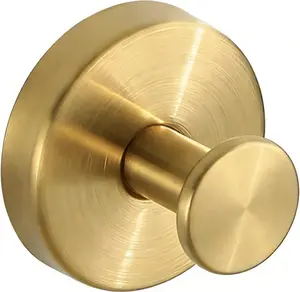 Stainless Steel Suction Cup Hooks, Heavy Duty Removable Adhesive Wall Hooks for Bathroom, Kitchen & Shower, Waterproof & Rustproof, 4-Pack