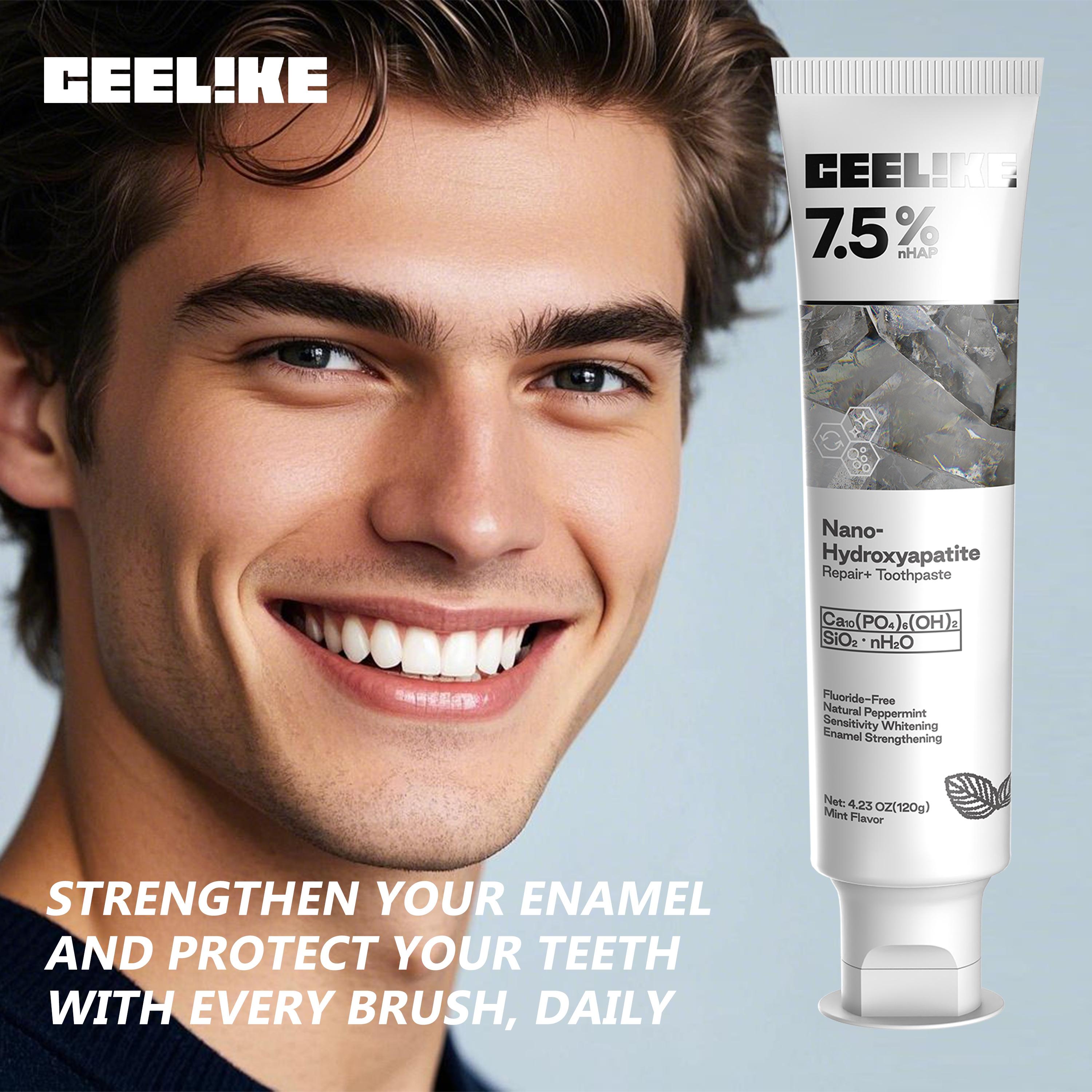 【MSDRWIKEY】New 7-Pro Intensive Toothpaste + CEELIKE 7.5% Nano-Hydroxyapatite Toothpaste - 2-Tube Oral Care Set 【MSDRWIKEY】New 7-Pro Intensive Toothpaste + CEELIKE 7.5% Nano-Hydroxyapatite Toothpaste - 2-Tube Oral Care Set
