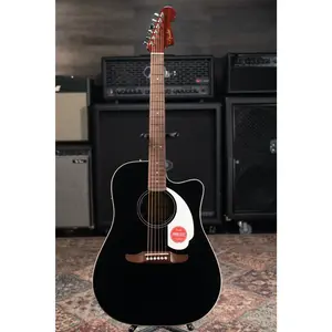 Fender California Standard Redondo CE Acoustic/Electric Guitar - Black