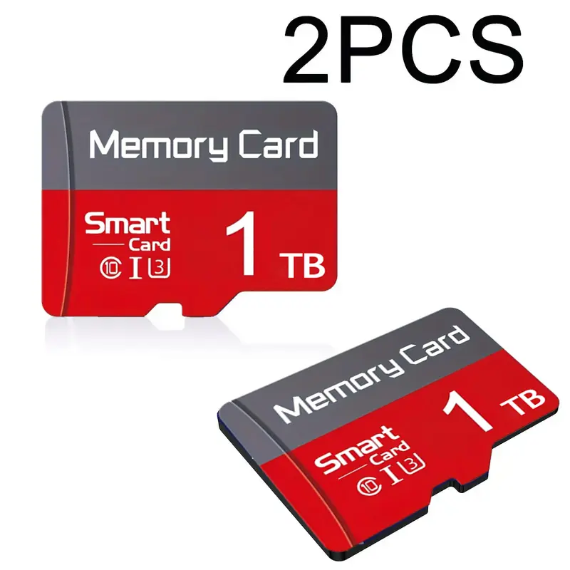 2-Pack × 1TB Micro SD Card/TF memory cards are compatible with tablets/cameras/mobile phones/laptops/PCS/car audio/game consoles/audio devices - store your files safely!