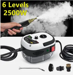 2500W Handheld Steam Cleaner High Pressure High Temperature Cleaning Machine for Home Use Multi Purpose Sanitizing on Floors Windows Tiles Grills