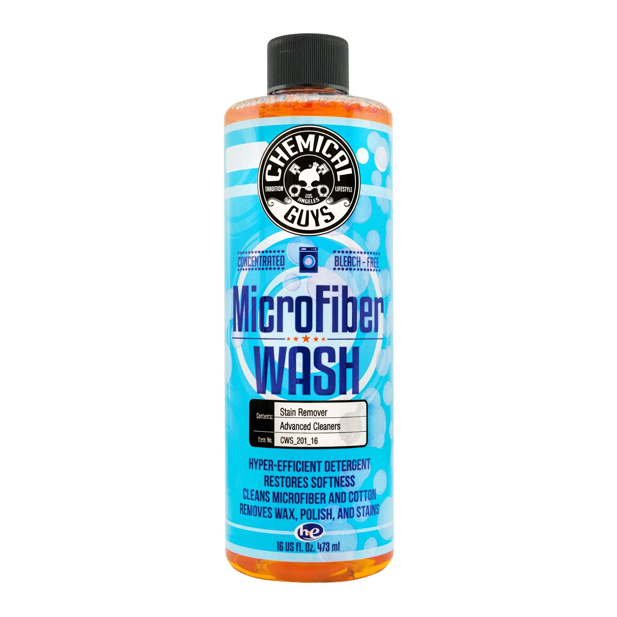 Chemical Guys Microfiber Wash Detergent – Premium Formula for Towels, Pads, Applicators – Restores Softness, Removes Wax, Dirt, Grime, Stains & Residue – Deep Cleans, Maintains Auto Detailing Microfibers, Microfiber Detergent Formula, Maintains Microfiber