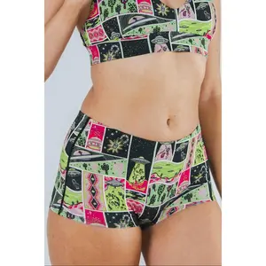 The Area 51 | Shinesty Retro-Futuristic Alien Modal Boyshort Underwear