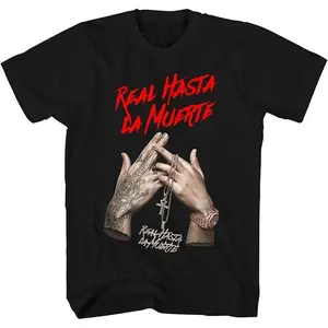 Real Hasta La Muerte Shirt Funny Graphic t Shirts for Men Women Mujer t Shirt top  weightUrban Style,Unisex Crewneck T-shirt for Men And Women