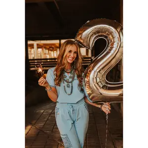 Simple Cecil Blue Aztec Top