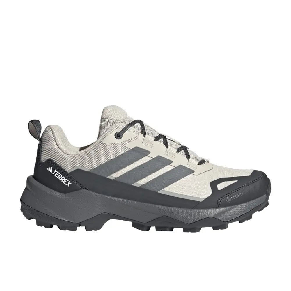 adidas Womens Terrex Skychaser Ax5 Gore-Tex Hiking Hiking Sneakers Shoes - Beige, Grey