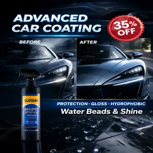 SOPAMI Advanced Automobile Quick-acting Coating Agent With Dust -Car Coating Spray--Proof and Glazing Effects -Long Lasting Car Paint Waxing Solution For a Showroom Shine