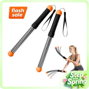 【StepIntoSpring】Weighted Cordless Battle Ropes 2PCS - Quiet Ropeless Training Rope Fitness Equipment for Home Gym, HIIT Full-Body Exercise Workout Equipment for Men & Women, Noise-Free Indoor Training Gear, Festival Gift