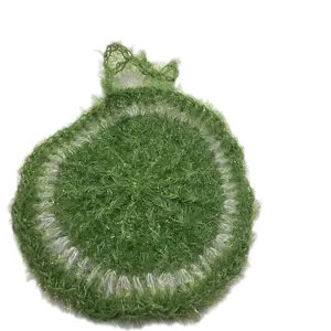 Boutique Handmade Crochet  Sparkle Spa Scrubby Lime