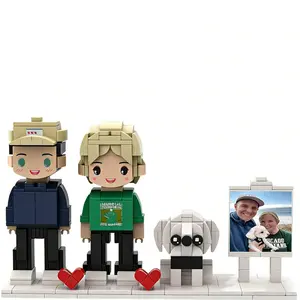 Photo Customized puzzle bricks, educational toys, customized couple bricks, customized pet bricks, DIY educational building blocks, Send photos to customize your own bricks,  Couple's gift, Holiday gift