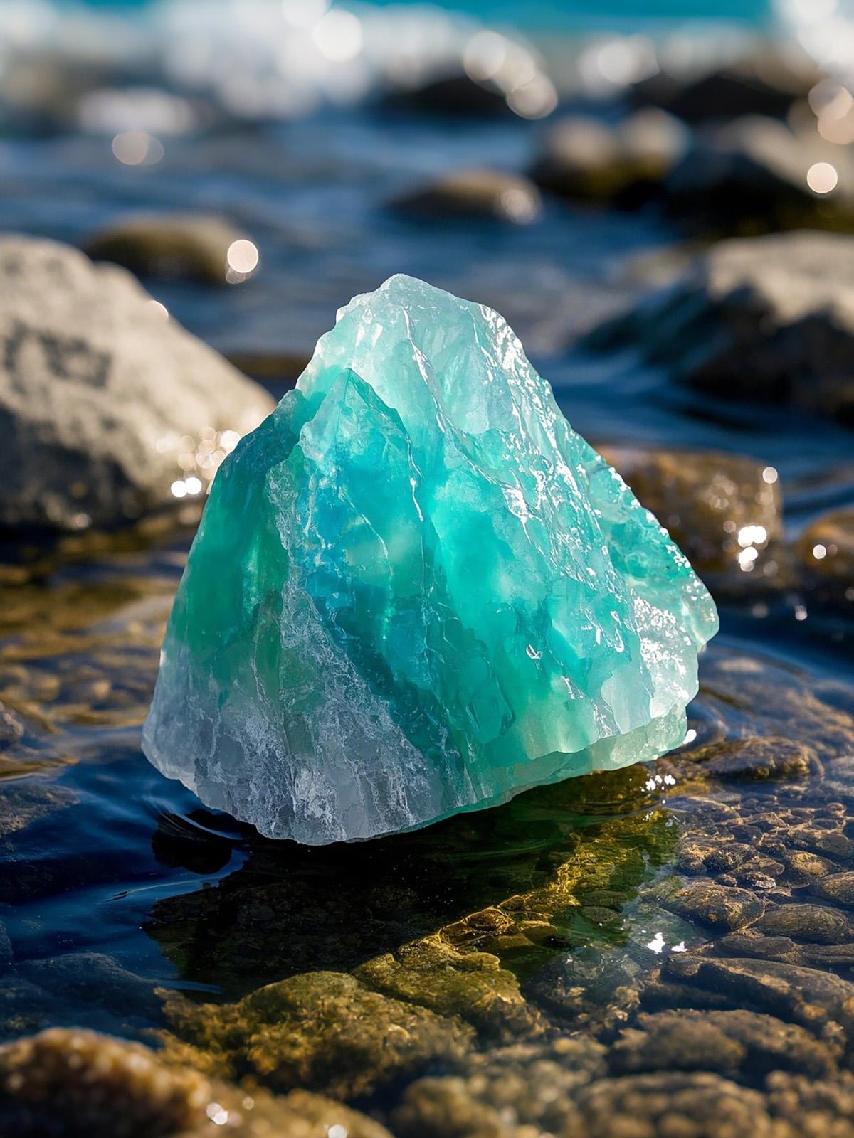 Amazonite Bracelet - Handmade Natural Gemstone Adjustable Bracelet- Healing Gemstone Bracelet for Emotional Balance and Anxiety Relief Beaded Round