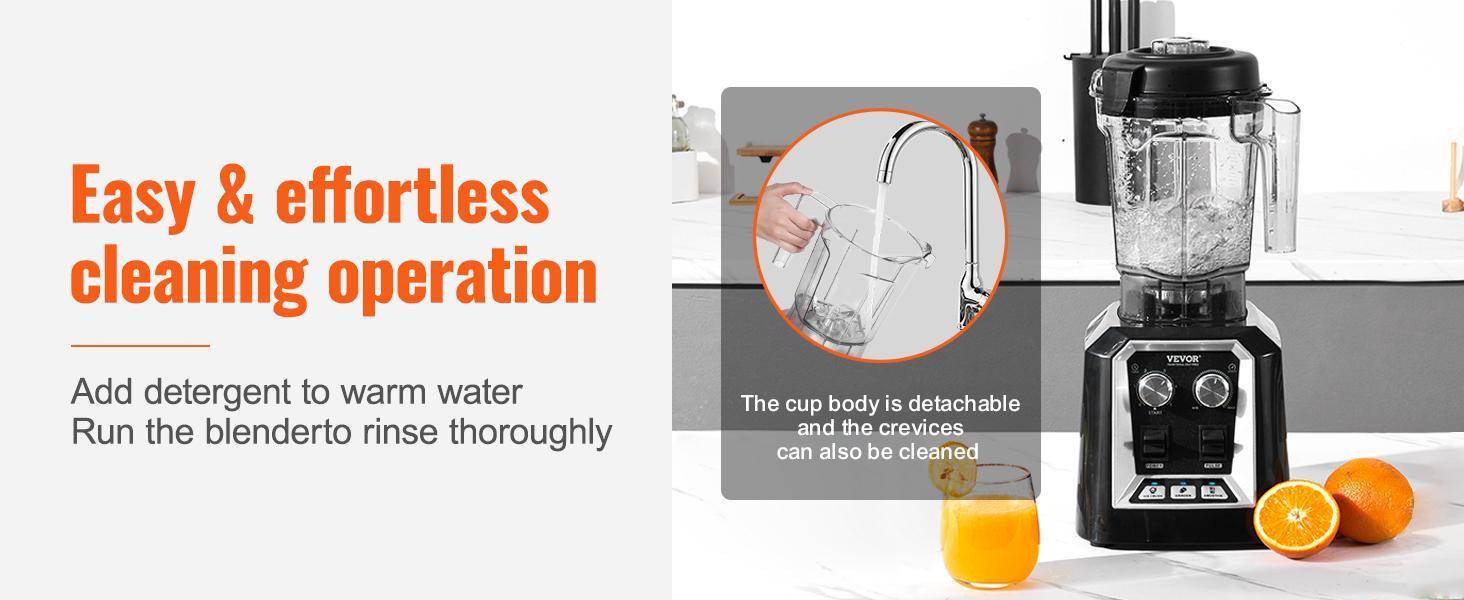【Backtoschool】VEVOR Professional Blender, Commercial Countertop Blenders, 68 oz Jar Blender Combo, Stainless Steel 3 Functions Blender, for Frozen Drinks, Shakes, Smoothies, Peree, and Crush Ice 【Backtoschool】VEVOR Professional Blender, Commercial Countertop Blenders, 68 oz Jar Blender Combo, Stainless Steel 3 Functions Blender, for Frozen Drinks, Shakes, Smoothies, Peree, and Crush Ice
