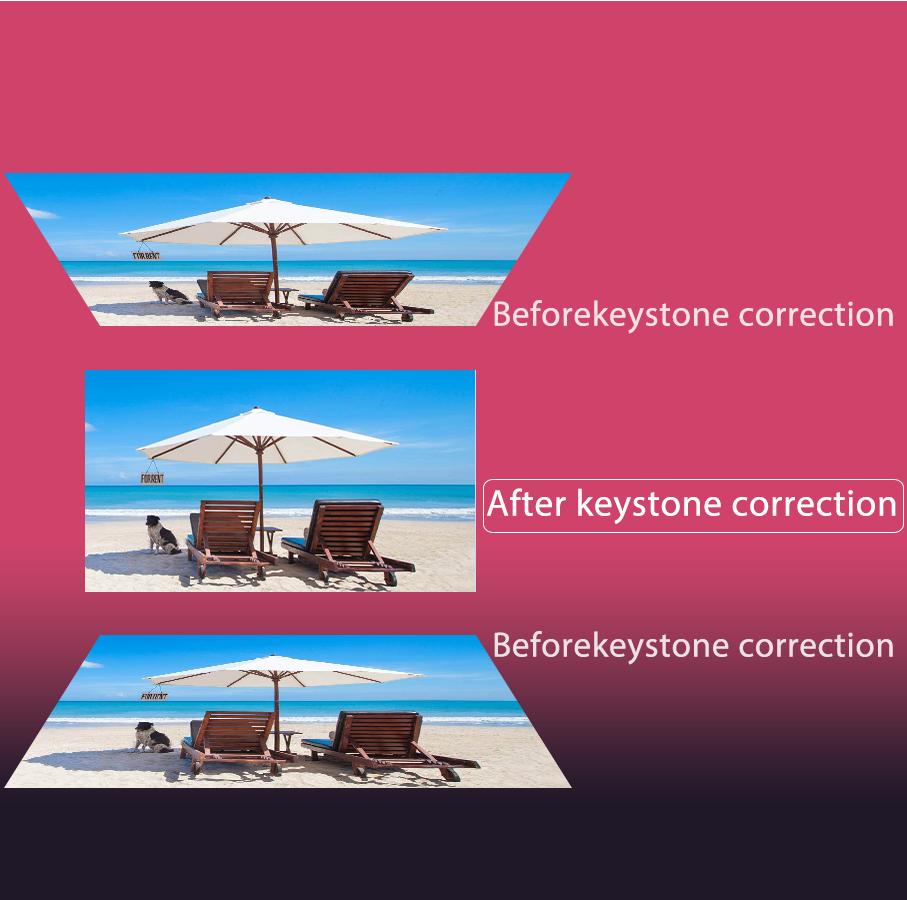 Happrun TK-H1 1080P Bluetooth Projector | Portable Mini H1 Projector for Home Theater, Bedroom Cinema, Outdoor Movies & Camping | Connects to Smartphone, iPhone, HDMI, USB, TV Stick, Fire Stick, PS4, PS5 | Bright Screen & Easy Setup