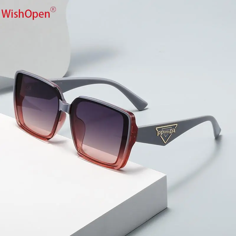 [WishOpen]2026 New Fashion Box Sunglasses Women's Small Fragrant Style Light Luxury Sunglasses UV resistant Large Frame Versatile Glasses,summer outifit,travel essentials