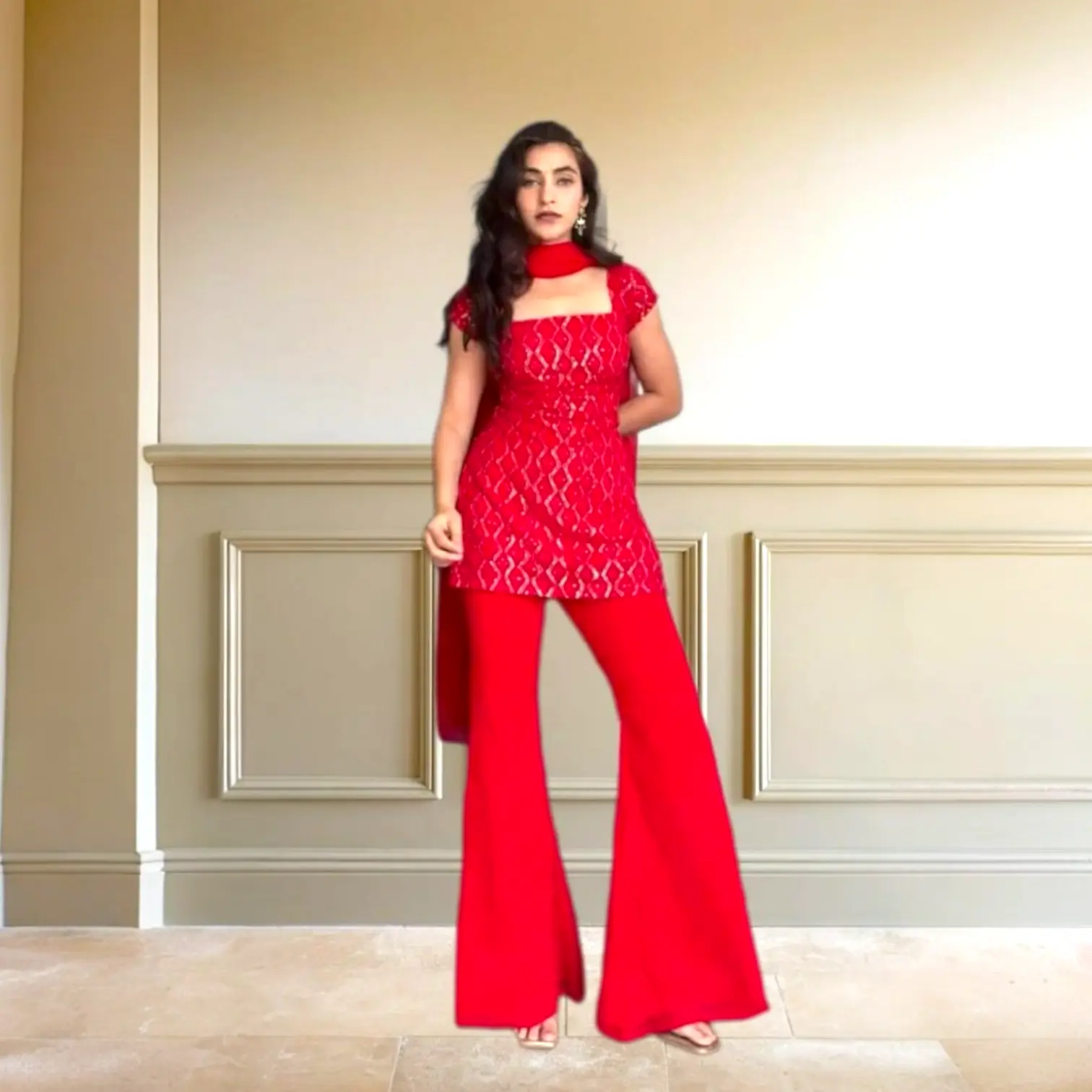 90s famous fashion kurta set